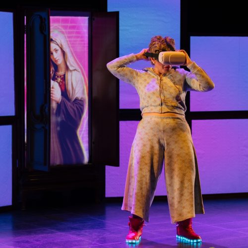 Obra de teatro Florenzia con Almudena Casado